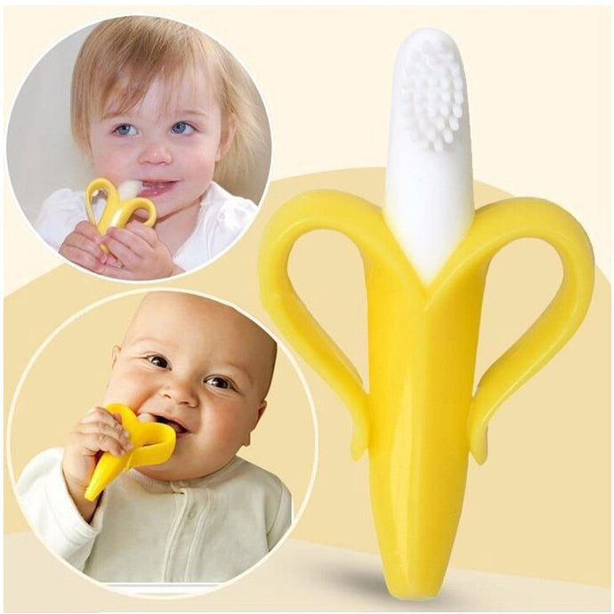 Baby Banana Training Toothbrush and Teether