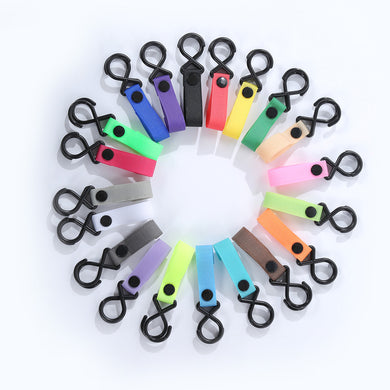 Baby stroller  2 Hooks Strap hanger 20 colors