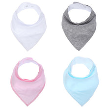 Baby Bandana Bibs for Drooling and Teething ( 4 ) Pack Gift Set For Girls And Boys