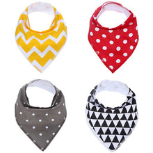 Baby Bandana Bibs for Drooling and Teething ( 4 ) Pack Gift Set For Girls And Boys