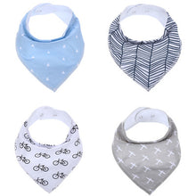 Baby Bandana Bibs for Drooling and Teething ( 4 ) Pack Gift Set For Girls And Boys