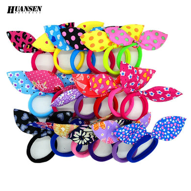 20pcs Rabbit Ears Hair Band Scrunchy