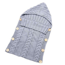 Solid Soft Wool Crochet Baby Sleeping Bag for Newborns