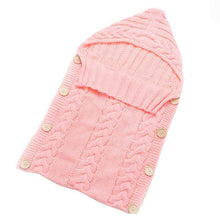 Solid Soft Wool Crochet Baby Sleeping Bag for Newborns