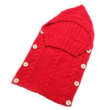 Solid Soft Wool Crochet Baby Sleeping Bag for Newborns