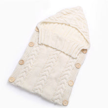 Solid Soft Wool Crochet Baby Sleeping Bag for Newborns